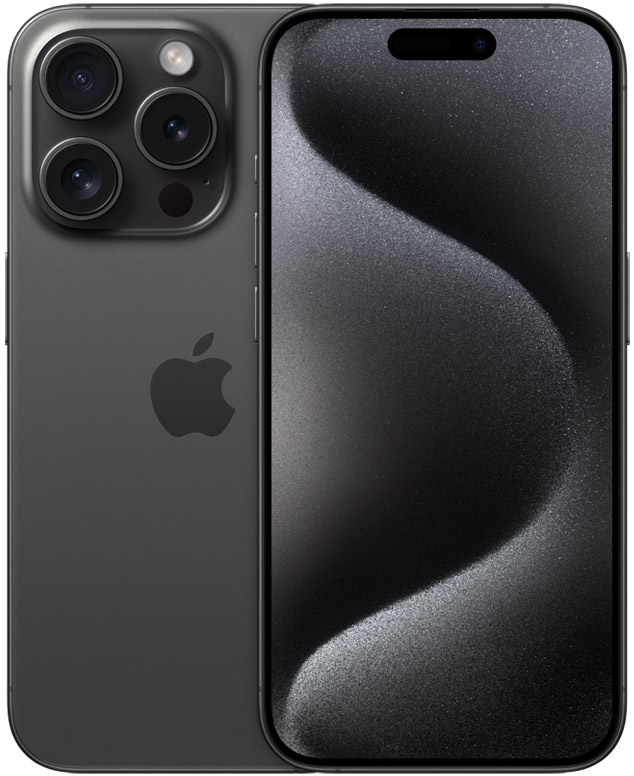 iPhone 15 Pro Чёрный титановый