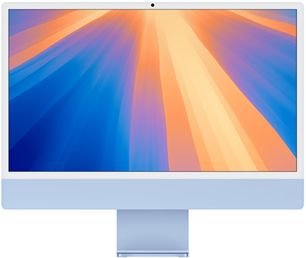iMac (M4, 2 порта) Синий