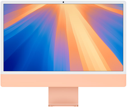 iMac (M4, 4 порта) Оранжевый