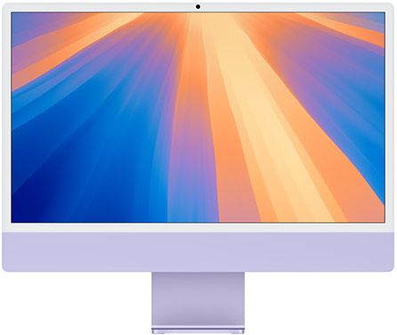 iMac (M4, 2 порта) Фиолетовый