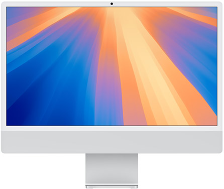 iMac (M4, 4 порта) Серебристый