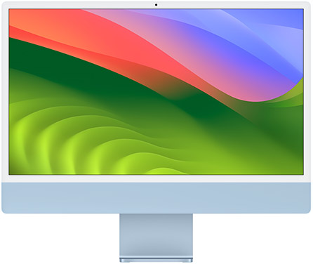 iMac 24 (M1, 2 порта, 2021) Голубой