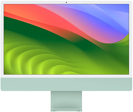 iMac 24 (M1, 2 порта, 2021) Зелёный
