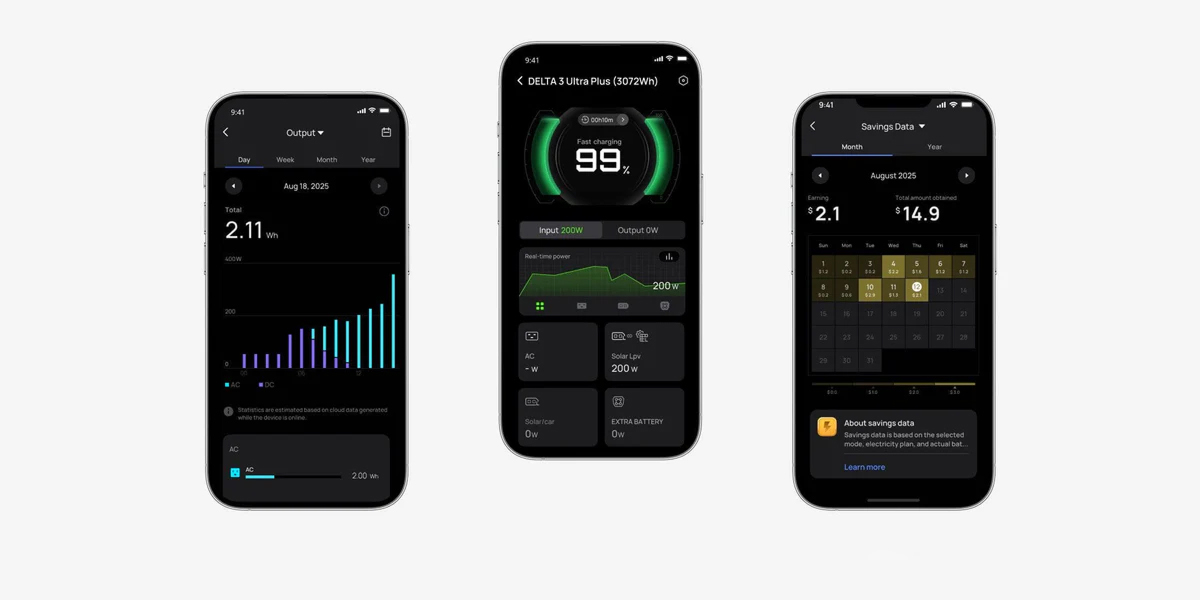 Управление EcoFlow DELTA 3 Ultra Plus через приложение