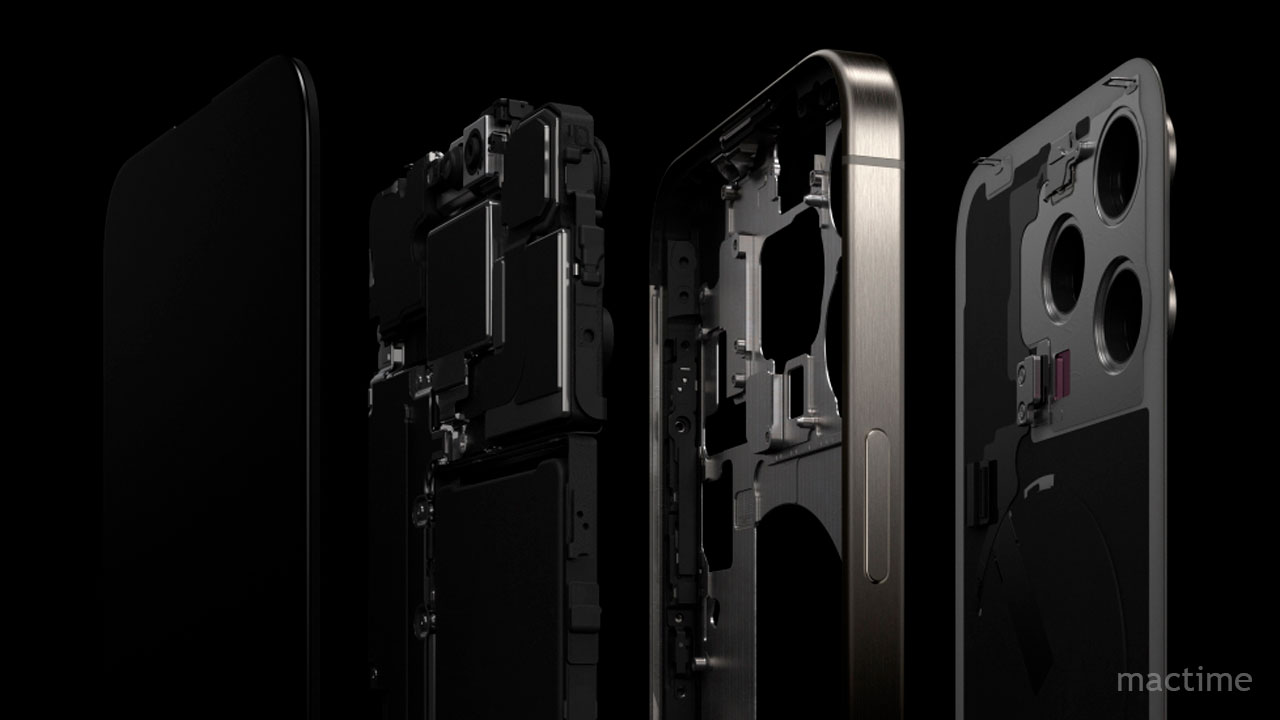 Титановый корпус нового iPhone 15 Pro Max