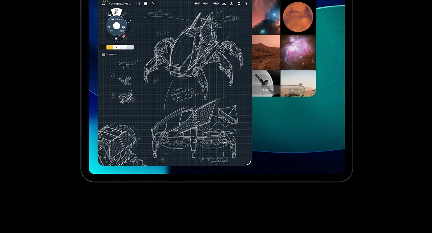 мощность iPad Pro 11 M5 работа с приложениями и многозадачность