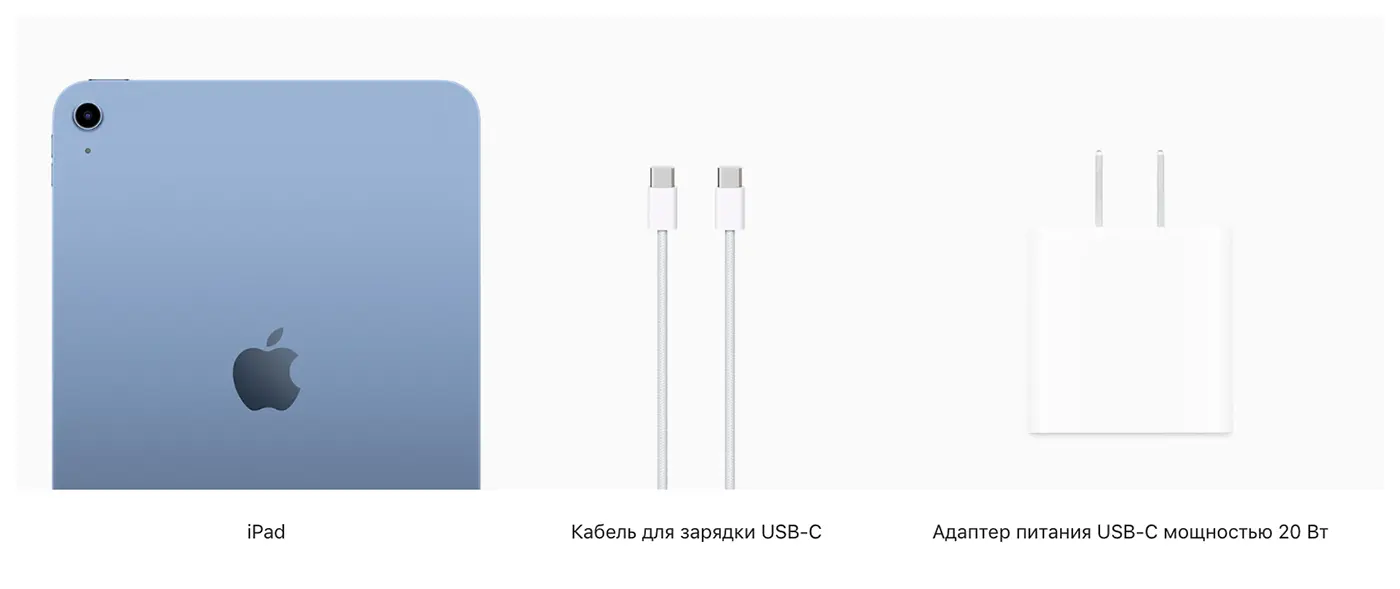 Комплектация Apple iPad 11" (2025), A16, Wi-Fi