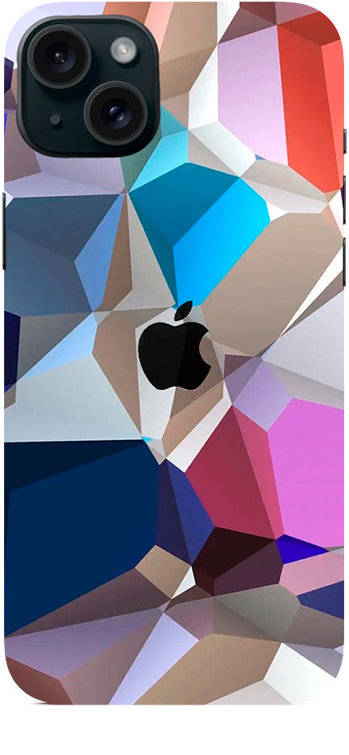 Гидрогелевая плёнка с индивидуальным дизайном для iPhone 15 Plus