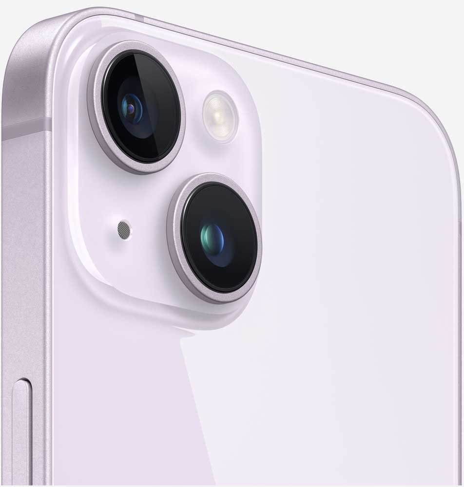 Вид на камеры iPhone 14 Plus Фиолетовый