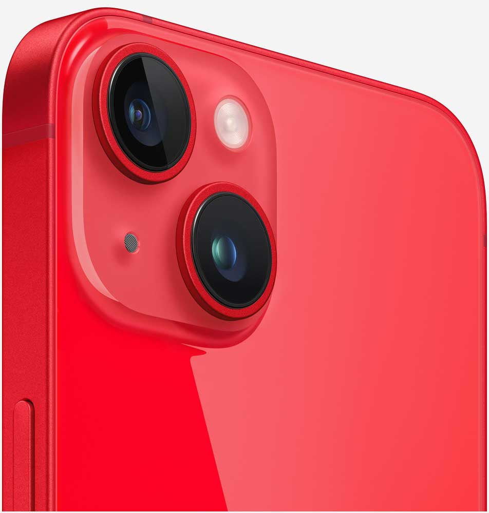 Вид на камеры iPhone 14 Plus Красный