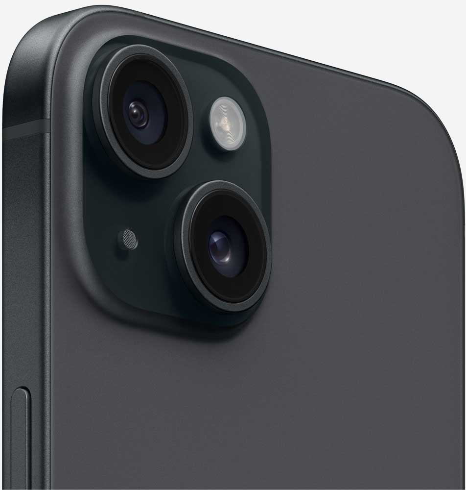 Вид на камеры iPhone 15 Plus Черный