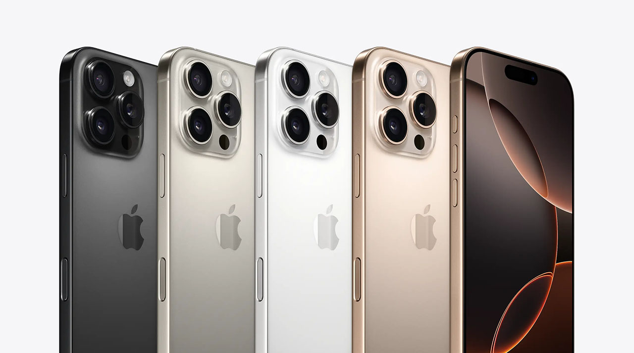 Показаны все цвета iPhone 16 Pro и Pro Max