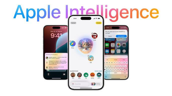 На картинке изображение Apple Intelligence