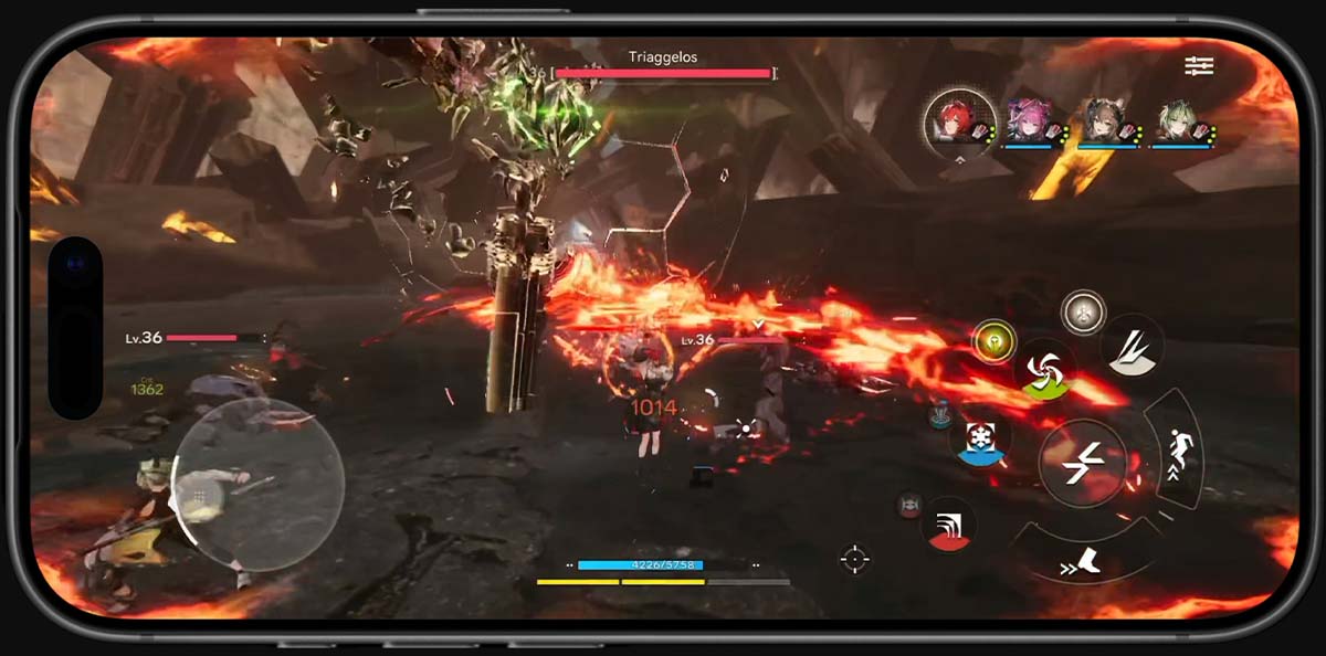 На изображении демонстрация видео на iPhone 17 Pro