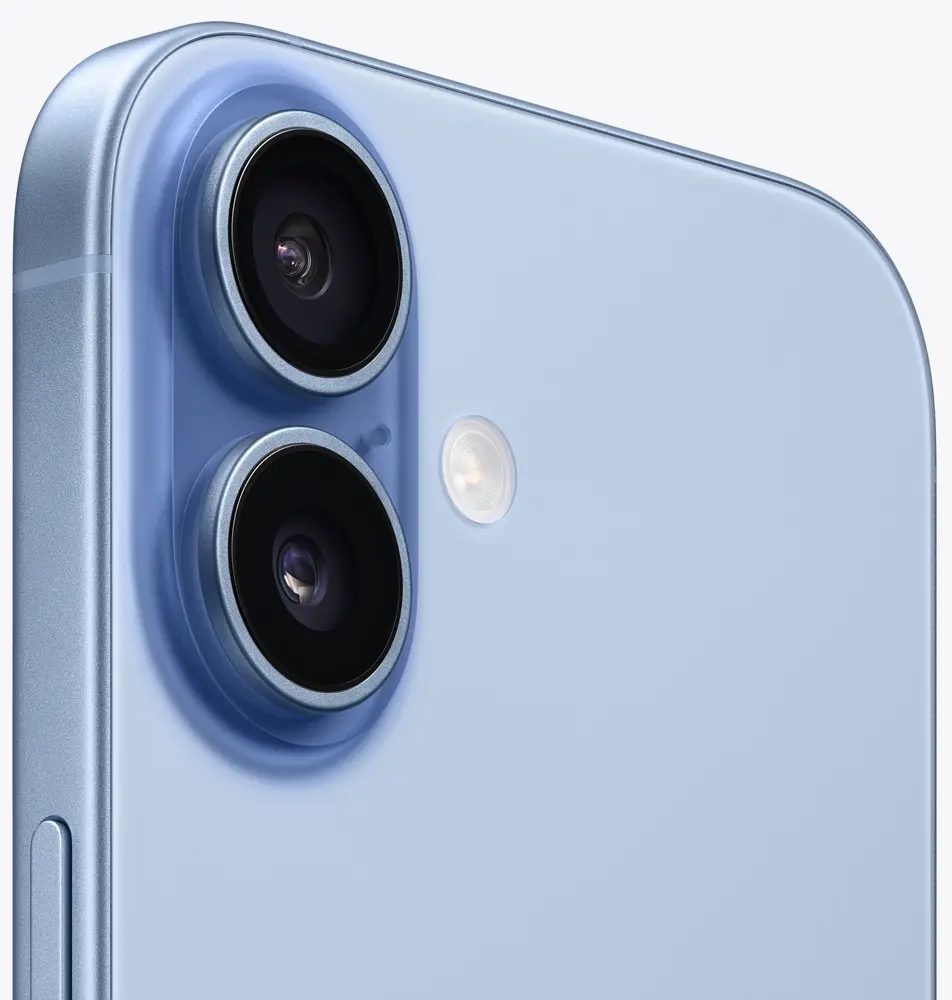 Вид на камеры iPhone 17 Дымчатый голубой