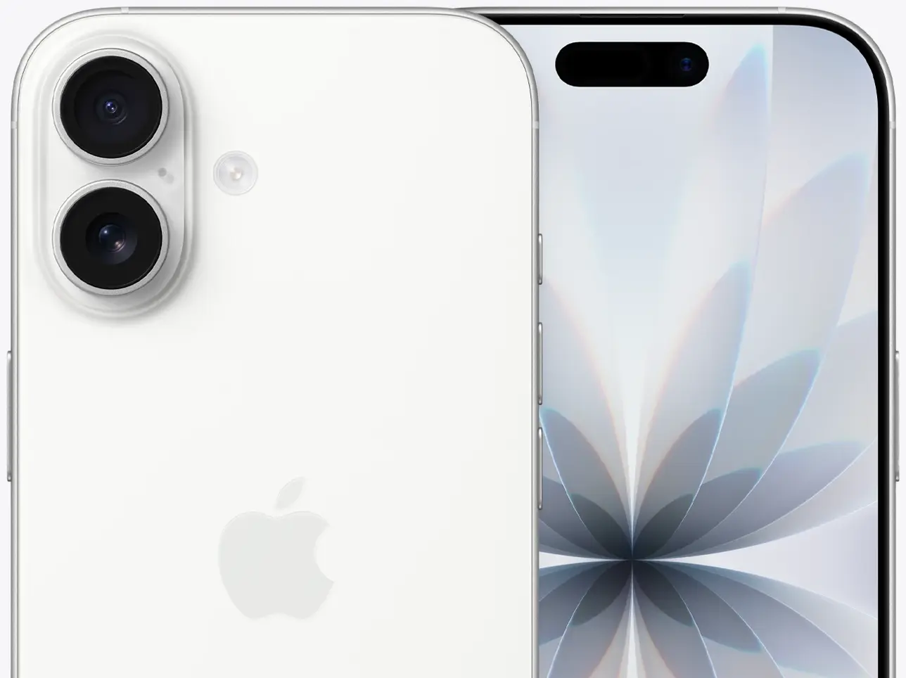 Вид дисплея на iPhone 17 Белый