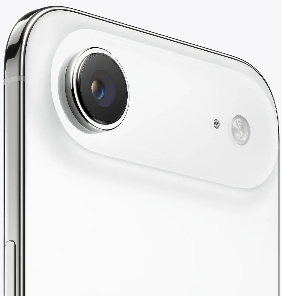 Вид с двух сторон на iPhone Air Облачный белый