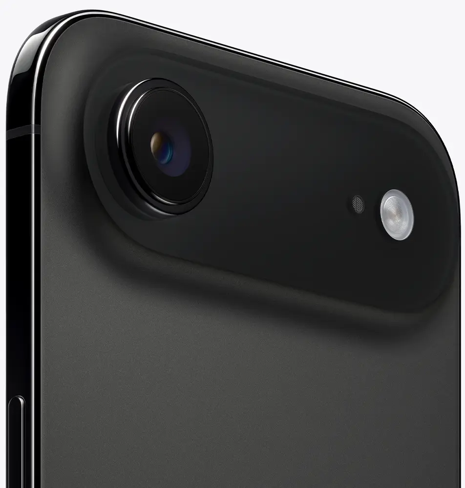 Вид с двух сторон на iPhone Air Космический чёрный