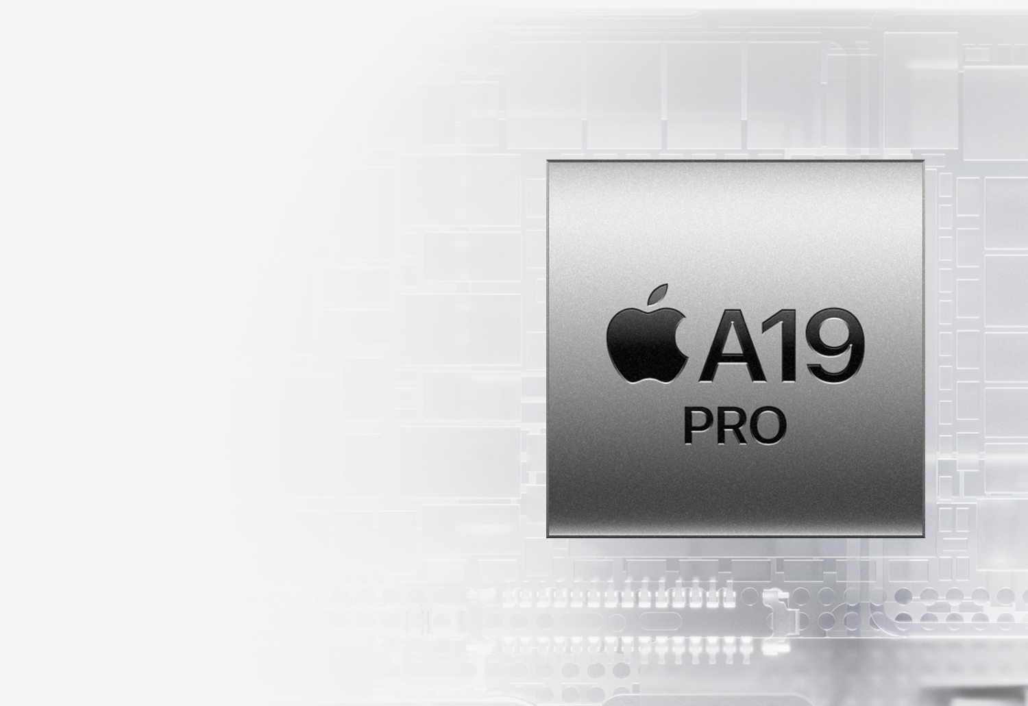 На изображении чип Apple A19 Pro
