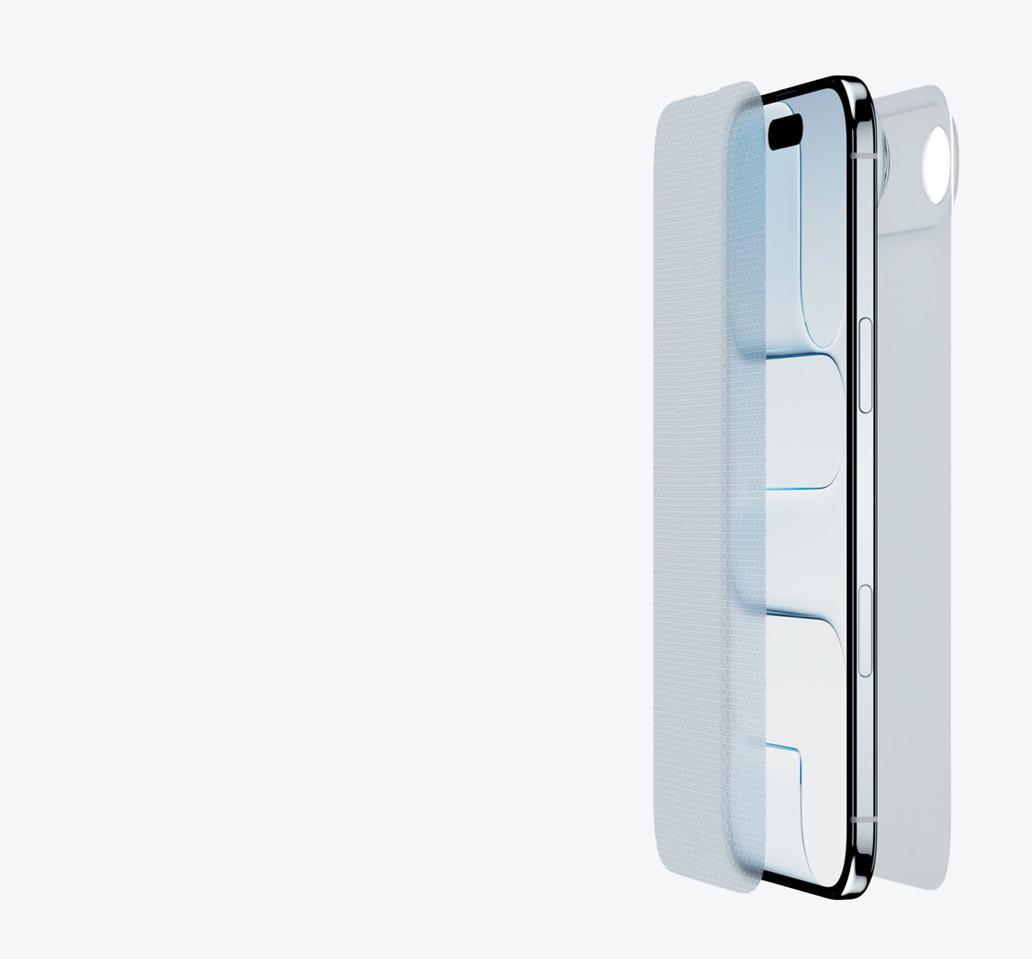 На изображении демонстрация корпуса iPhone Air со стеклом Ceramic Shield