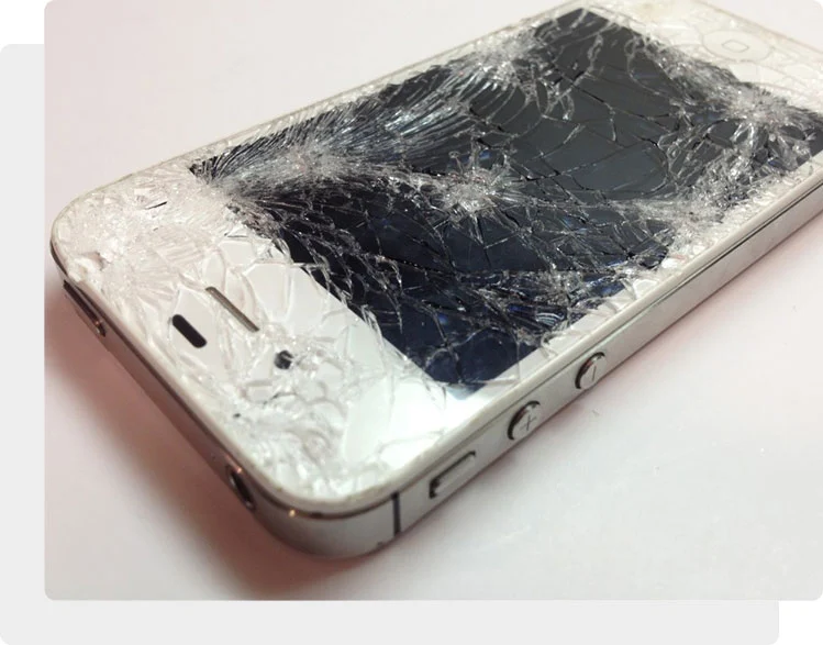 Сильные повреждения корпуса iPhone 4/4S