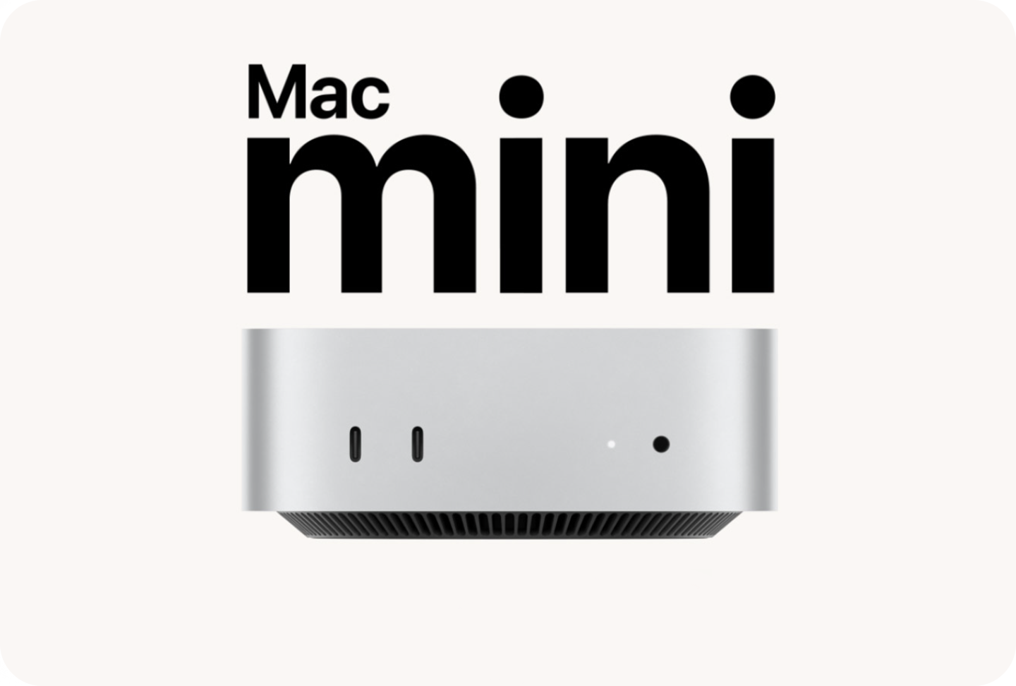 Изображение Mac mini 2024 M4 и M4 Pro