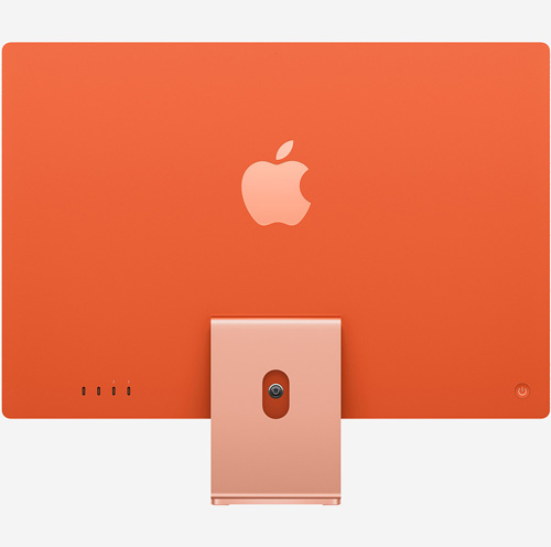 Вид с фронтальной стороны на iMac 24 M1 Оранжевый