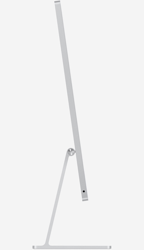 Вид сбоку на iMac 24 M1 Серебристый