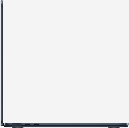 Вид сбоку на MacBook Air 13 M2 Тёмная ночь