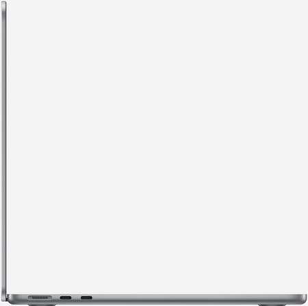 Вид сбоку на MacBook Air 13 M2 Серый космос