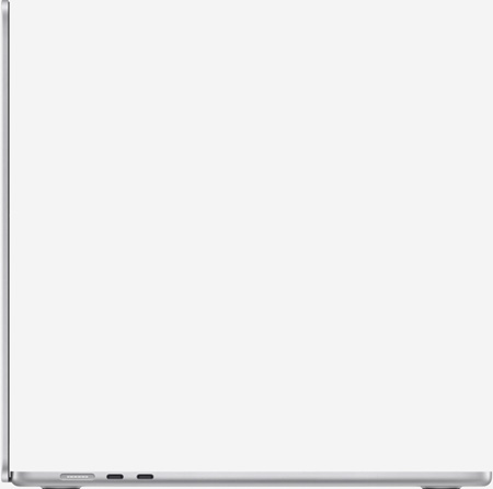 Вид сбоку на MacBook Air 15 M2 Серебристый