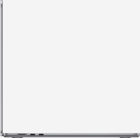 Вид сбоку на MacBook Air 15 M2 Серый космос