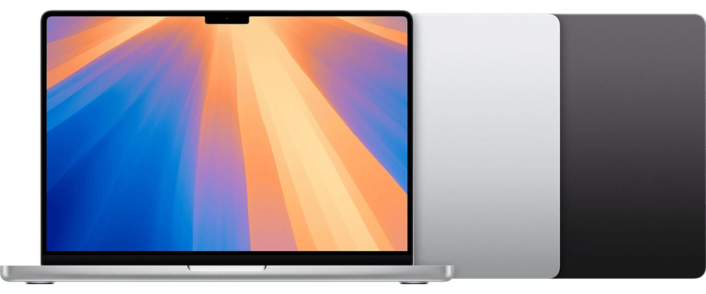 На изображении модели MacBook Pro 14 2024 с M4 в цветах