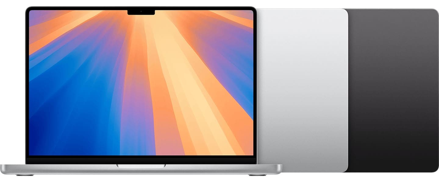 Изображение с дизайном корпусов MacBook Pro 16