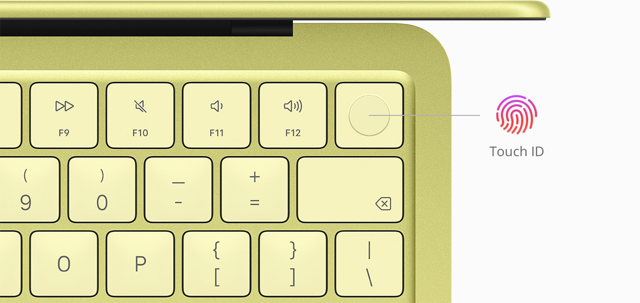 Touch ID в клавиатуре MacBook Neo