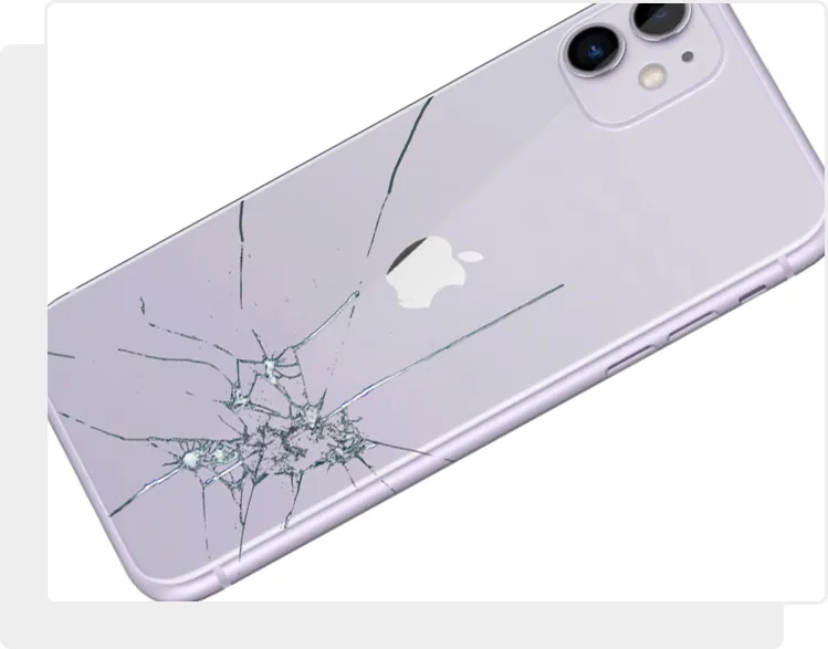 На iPhone 11 полностью разбита задняя крышка