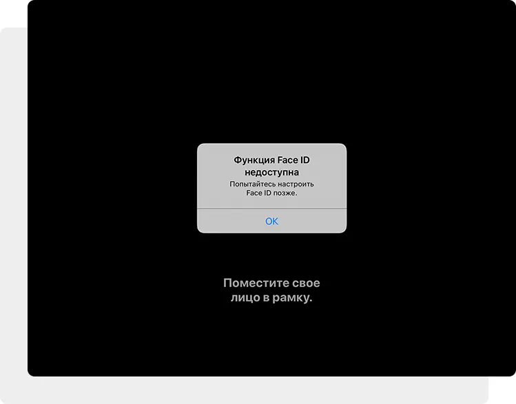 Не работает Face ID iPhone 13