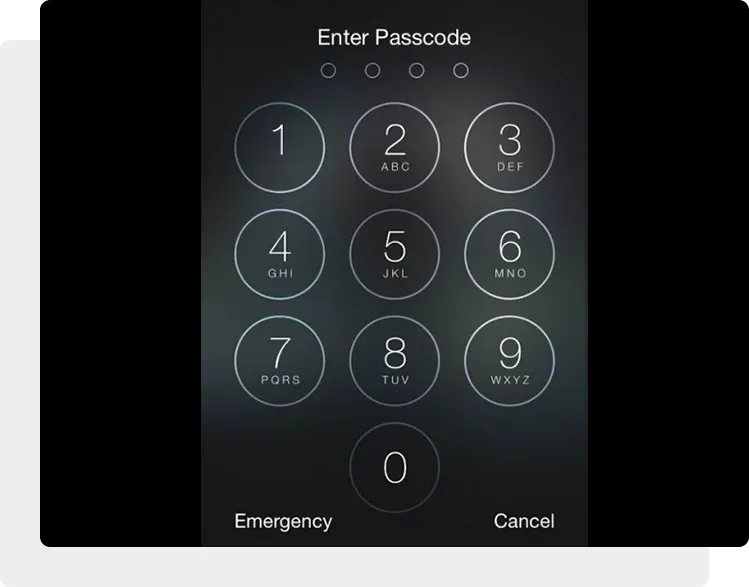 Забыт пароль iPhone 13