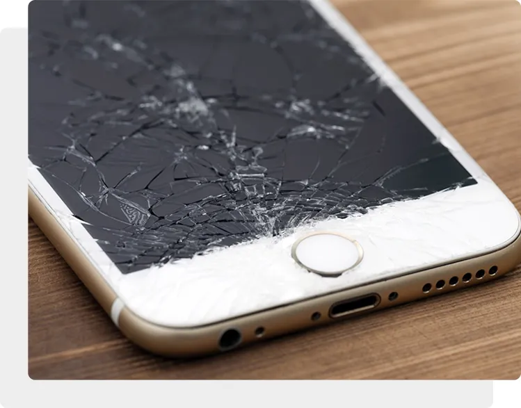 На iPhone 6 разбилось стекло