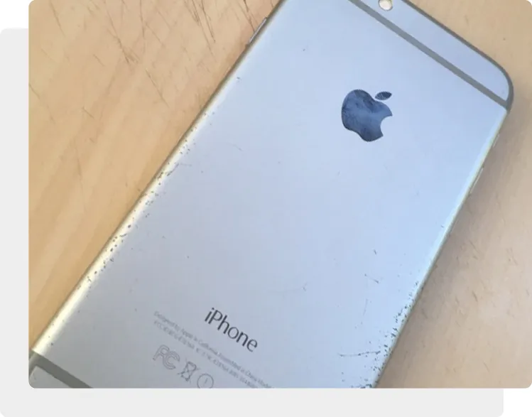 Слабые повреждения корпуса iPhone 6S