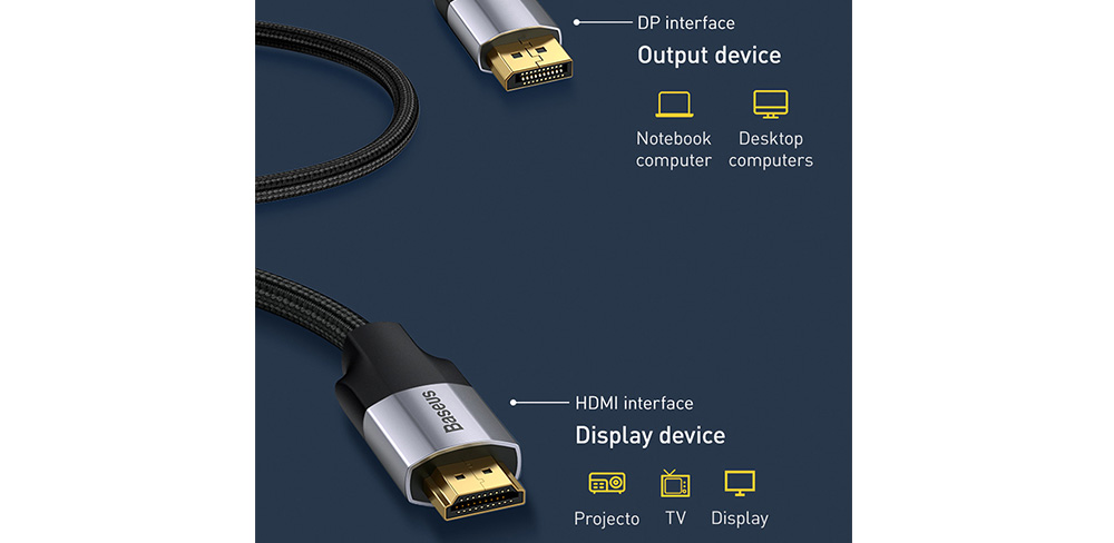 Baseus-Enjoyment-Series-DisplayPort-на-HDMI