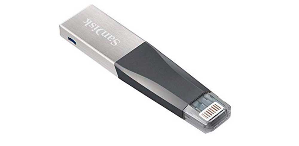 Флеш-накопитель-SanDisk-iXpand-Mini,-USB-A-и-Lightning,-64-Гб,-серый-баннер
