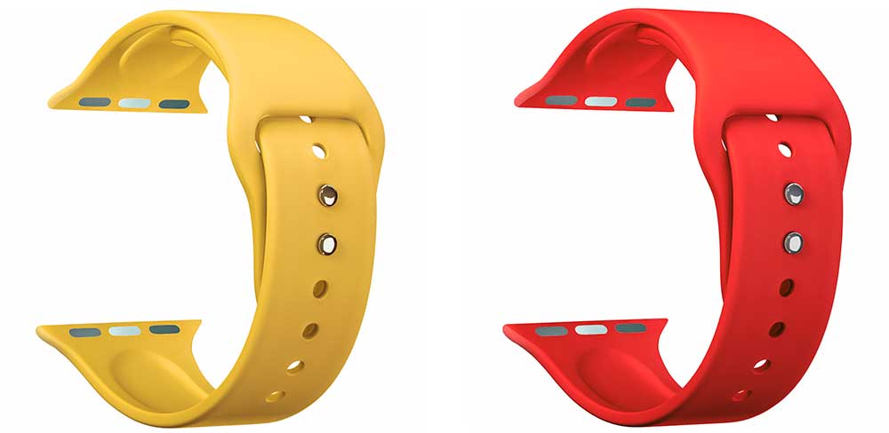 Спортивный-ремешок-Lyambda-Altair-для-Apple-Watch-44-мм,-силикон,-красный-баннер