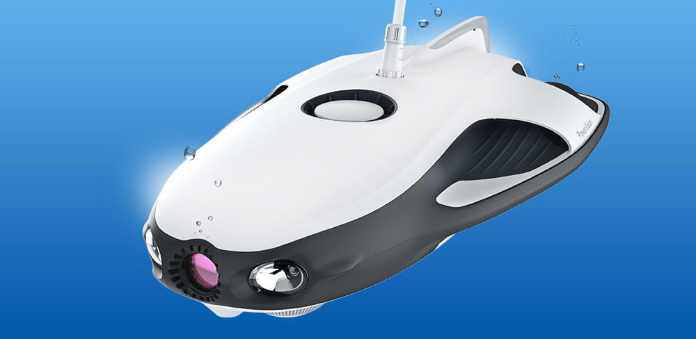 Подводный-дрон-для-съёмок-PowerVision-PowerRay,-комплектация-Explorer,-белый