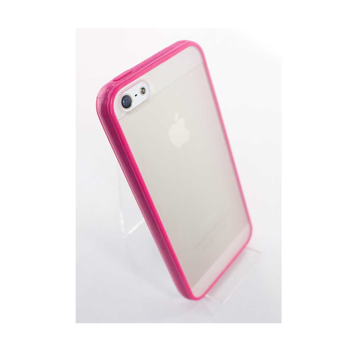 Чехол-бампер TPU + PCCaseBulk package Hot Pink для iPhone 5/5s/SE,  поликарбонат / полиуретан, розовый по выгодной цене – купить в MacTime