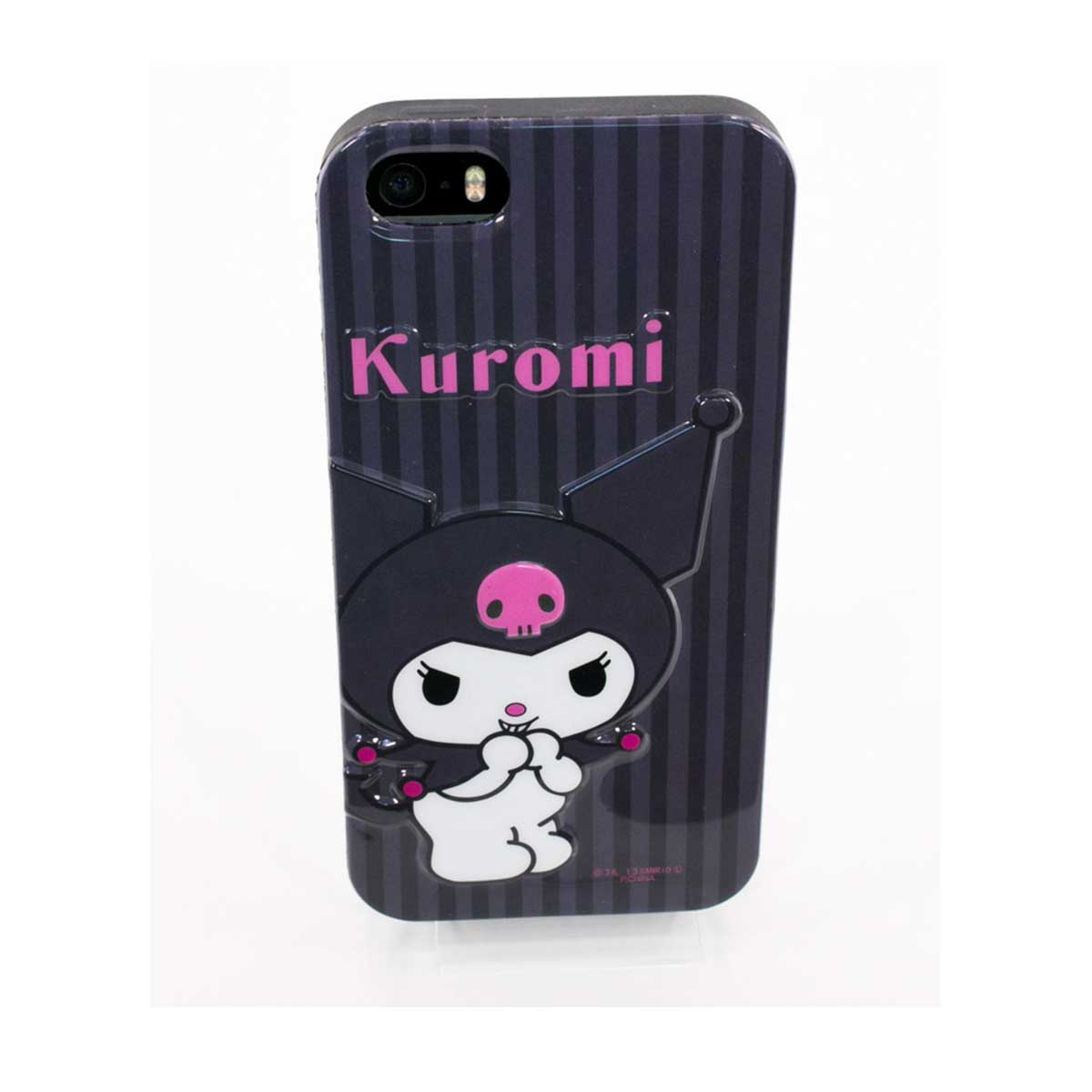 Чехол-накладка Disney series Kuromi для iPhone 5/5s/SE, силикон, розовый /  чёрный по выгодной цене – купить в MacTime