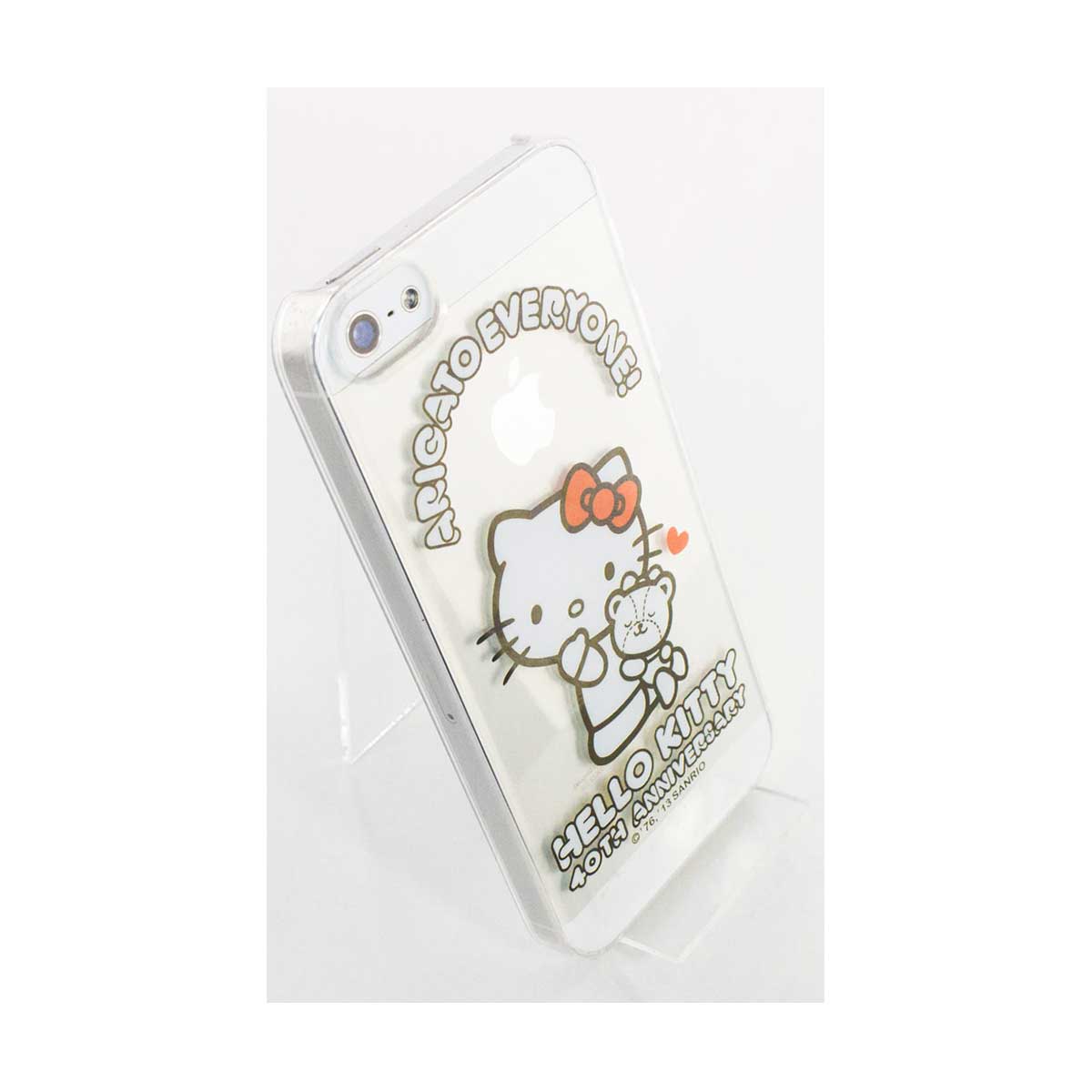 Чехол-накладка Hello Kitty 40th Anniversary cover для iPhone 5/5s/SE,  силикон, прозрачный по выгодной цене – купить в MacTime