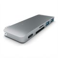 фото товара Зарядное устройство Satechi USB-C hub pass through charging, серый
