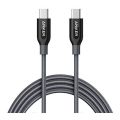 Кабель Anker Powerline+ USB-C to USB-C, серый-фото