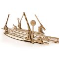 Деревянный 3D-конструктор Ugears "Переезд и рельсы" - фото